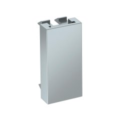 Noslēgts vāks 1/2 modulis 45x22,5mm, alumīnija lakots ADP-B AL0.5