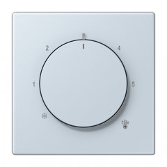 Centrālplate termostatam, termoplasts lakots, Serie LS, outremer pale