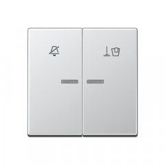 Taustiņš viesnīcām, simbols netraucēt un uzkopt istabu, Serie A, alumīnijs