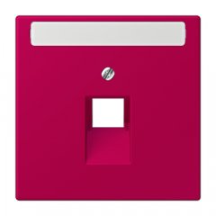 Virsma IAE/UAE-datu rozetei 1 x 8-polig, marķējams, termoplasts lakots, Serie LS, rouge rubia