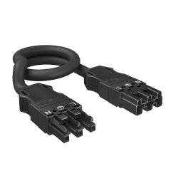Savienojuma kabelis 3x2,5mm², WINSTA 5000x27x15, PA, melns VL-WIN 3P2.5 5SW
