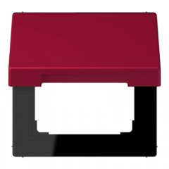 Rozetes vāks ar atsperi, termoplasts krāsots, Serie LS, rouge carmin