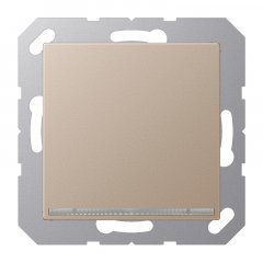 LED-dežūrgaisma, Thermoplast lackiert, Serie A, champagner