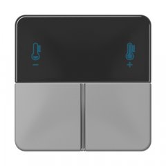 Taustiņs 3-viet, F40 KNX telpas kontrolierim, Serie CD, grau