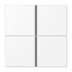 Taustiņs 4-viet, F40, Serie LS, sniegbalts matēts