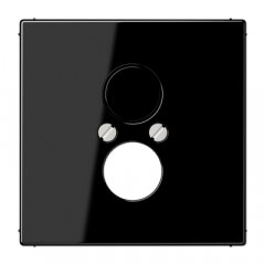 Virsma ar 2 vietām 18,5 mm Ø, duroplast, Serie LS, melns