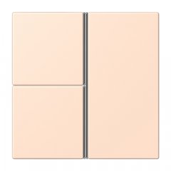 Taustiņs 3-viet, F40, Serie LS, rose pâle