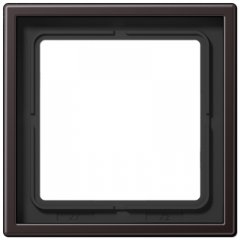 Rāmītis 1-vietīgs, vertikālā un horizontālā montāža, lakots alumīnijs, LS 990, tumša