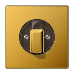 Virsma ar grozāmu slēdzi, Metall  PVD-pārklājums, Serie LS, zelta krāsā