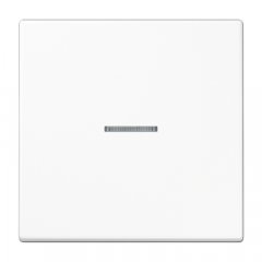 Taustiņs KNX slēdzim ar indikācijas logu 1-viet, duroplasts, Serie LS, balts