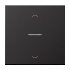 eNet taustiņš 1-viet, ar bultiņu simboliem<br />
, Aluminium lackiert, Serie LS, tumša (lackiertes Aluminium)