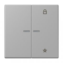 eNet taustiņš unversālais 2-viet, duroplasts, Serie LS, gris moyen