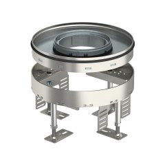 Apaļa kasete tubusa instalācijai ø 215mm, V2A, 1.4301 RKFR2 4 V20