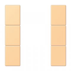 Taustiņs 3-viet, F50, Serie LS, terre sienne claire 59