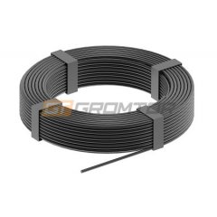RD10 PVC stieple 75m Wire 10mm hot dip galvanised covered by black coat PVC (50kg=75m)