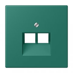 Virsma IAE/UAE-datu rozetei 2 x 8-polig, termoplasts lakots, Serie LS, vert anglais