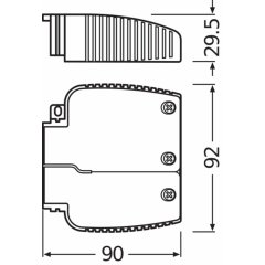 Balasta piederumi OPTOTRONIC® Cable Clamp B-STYLE TL