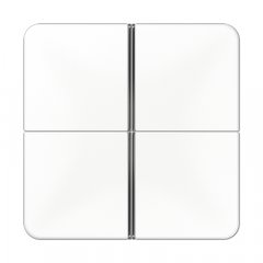 Taustiņs 4-viet, F40, Serie CD, balts