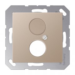 Virsma ar 2 vietām 18,5 mm Ø, Serie A, šampanieša krāsā