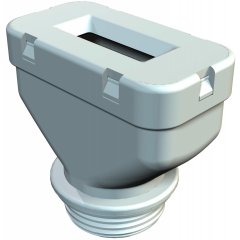 Plakana kabeļa ievāds M32, PE, akmens pelēks, 7030