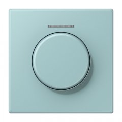 Centrālplate ar indikācijas logu KNX rotējošajam sensoram, Serie LS, céruléen clair