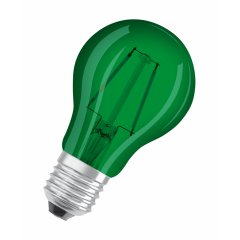 Spuldze LED STAR DÉCOR CLASSIC A 2.5 W/7500 K GREEN E27