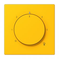 Centrālplate termostatam, termoplasts lakots, Serie LS, le jaune vif