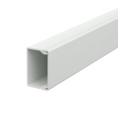 Kabeļu kanāls ar perforēto pamatni 25x40x2000, PVC, gaiši pelēks, 7035