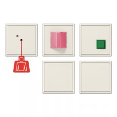 Avārijas zvanu komplekts ar UPS  LS sērija ziloņkaula