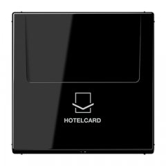 Virsma kartes sledzim (bez pogas), Hotelcard, Serie LS, melns