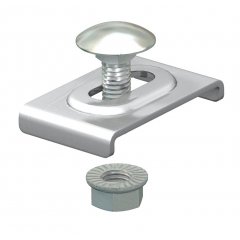 Klemme Starpsiena instal., V2A, 1.4301, 2B