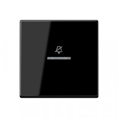 Taustiņš viesnīcām, simbols netraucēt, Serie A, melns