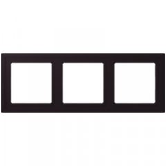 Rāmītis 3-vietīgs, LS ZERO, noir d'ivoire