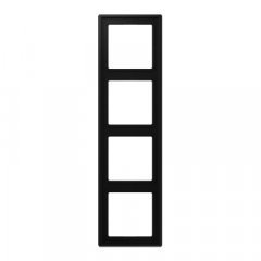 Rāmītis 4-vietīgs, vertikālā un horizontālā montāža, LS 990, grafītmelns matēts
