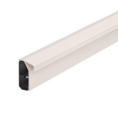 Grīdlīstes kanāls SL-T Set 20x50 Tepp. 9001, PVC, krēmbalta, 9001