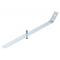 Klemme stipr. pie notekas regulējama 420mm, St, FS 301 V