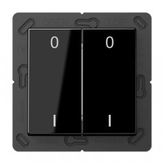 EnOcean slēdzis-raidītājs kanālu skaits 4, simboli 0 I, Serie A, melns