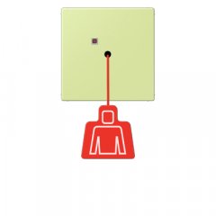 Avārijas izsaukšanas sistēmas vilkšanas poga  LS sērija vert jaune clair