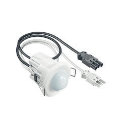 Recessed ceiling-mounted presence detector 360°, range approx. Ø 8 m, GST, remotely controlled