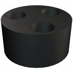 Mult-seal ieliktnis priekš V-TEC VM VM32,2X8, NBR-SBR, melns