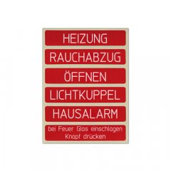 Marķējums slēdžiem Folien, WG600/800