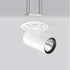 DEECOS R, 29 W, 3800 lm, 940, white, on/off Recessed projectors, D 143 H 3 HEL 210, 18°