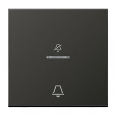 Taustiņš viesnīcām, simbols netraucēt un zvans, Serie LS, antracīts (lakots alumīnijs)