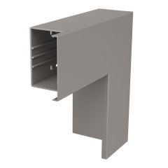 Plakanais stūris 300x130x100, PVC, akmens pelēks, 7030