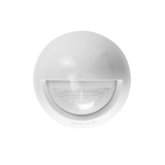 200° wall-mounted motion detector, approx. range 12 m, white, can be remotely controlled