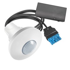 DALI-2-certified ceiling-mounted presence detector with integrated DALI-2 control unit and power supply (250 mA)