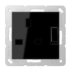 Kontaktligzda pārslēdzama Anglijas standarts, 13 A 250 V ~, skrūvju spailes BS 1363-1, 4 mm2, ar bērnu drošību