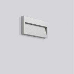 Gaismeklis BRICK duo, 10 W, 180 lm, 840, silver, on/off Wall luminaires, L 240 B 120 H 24, Transparent glass
