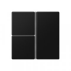 Taustiņs 3-viet, F40, Serie A, grafīta melns matēts