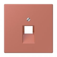 Virsma IAE/UAE-datu rozetei 1 x 8-polig, termoplasts lakots, Serie LS, terre sienne brique